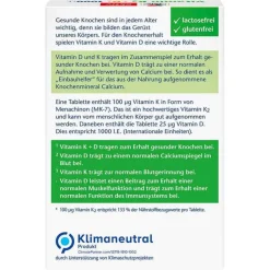Vitamin K2 + D3 1000 I.E. Tabletten, 30 St^Doppelherz Hot
