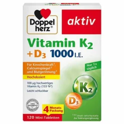 Vitamin K2 + D3 1000 I.E. Tabletten, 120 St^Doppelherz Online