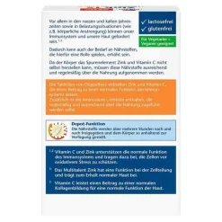 Doppelherz Zink|Mikronährstoffe-Zink + Histidin + Vitamin C Depot aktiv Tab, 30 St