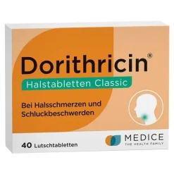 Dorithricin Halsschmerztabletten-® Halstabletten Classic bei Halsschmerzen, 40 St