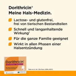 ® Halstabletten Waldbeere bei Halsschmerzen, 40 St^Dorithricin Best