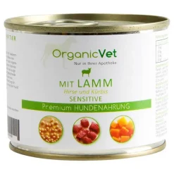 Dosennahrung Hund Sensitive Lamm, 200 g^OrganicVet Outlet