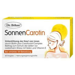 Dr. Böhm Sonnencarotin Dragees, 60 St- Carotin|Astaxanthin