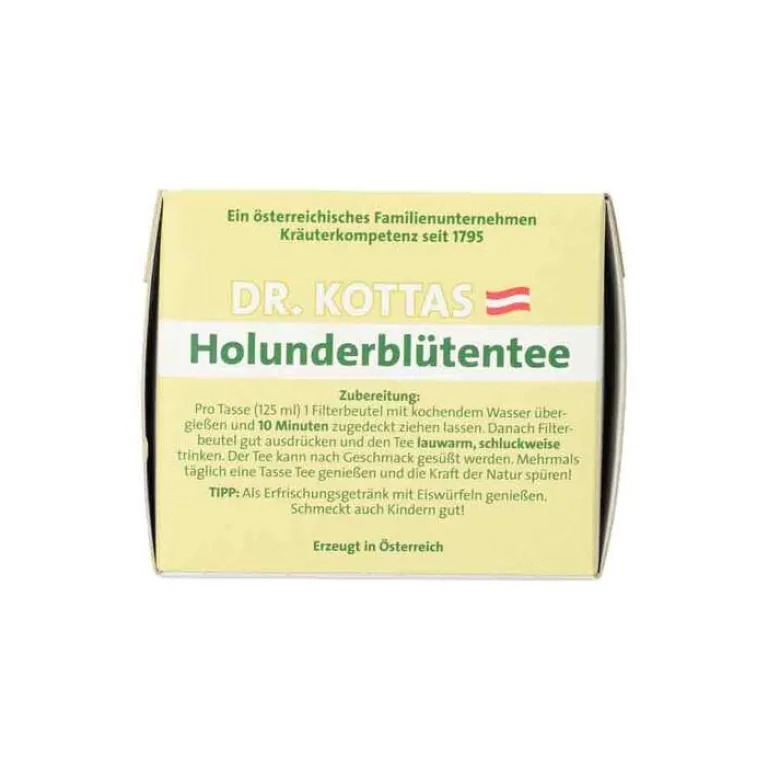 Dr. Kottas Kräutertee-Holunderblütentee Filterbeutel, 20 St