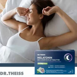Dr. Theiss Melatonin Ein- & Durchschlaf-Tabletten, 30 St- Melatonin Tabletten