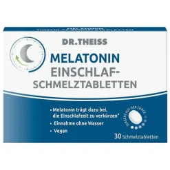 Dr. Theiss Melatonin Einschlaf-Schmelztabletten, 30 St- Melatonin Tabletten