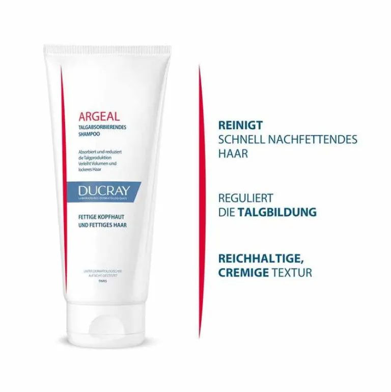 Argeal Shampoo gegen fettiges Haar, 200 ml^Ducray Outlet