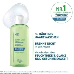 Ducray Extra Mild Shampoo , 200 ml- Shampoos