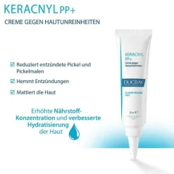 Ducray Keracnyl PP + Creme, 30 ml- Unreine Haut