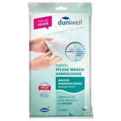 Waschhandschuh-Duniwell Einmal Pflege Waschhandschuhe, 15 St