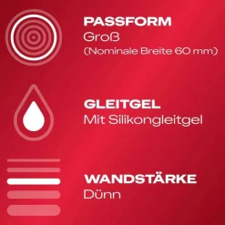 Durex Kondome-Gefühlsecht extra groß Kondome, 10 St