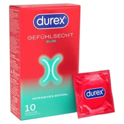 Durex Kondome-Gefühlsecht Slim Kondome, 10 St