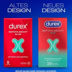 Durex Kondome-Gefühlsecht Slim Kondome, 10 St