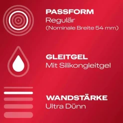 Durex ® Gefühlsecht Ultra Kondome, 8 St- Natürliche Verhütung|Kondome