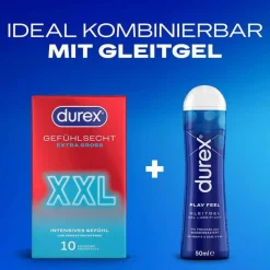 Durex Kondome-Gefühlsecht XXL Kondome, 10 St