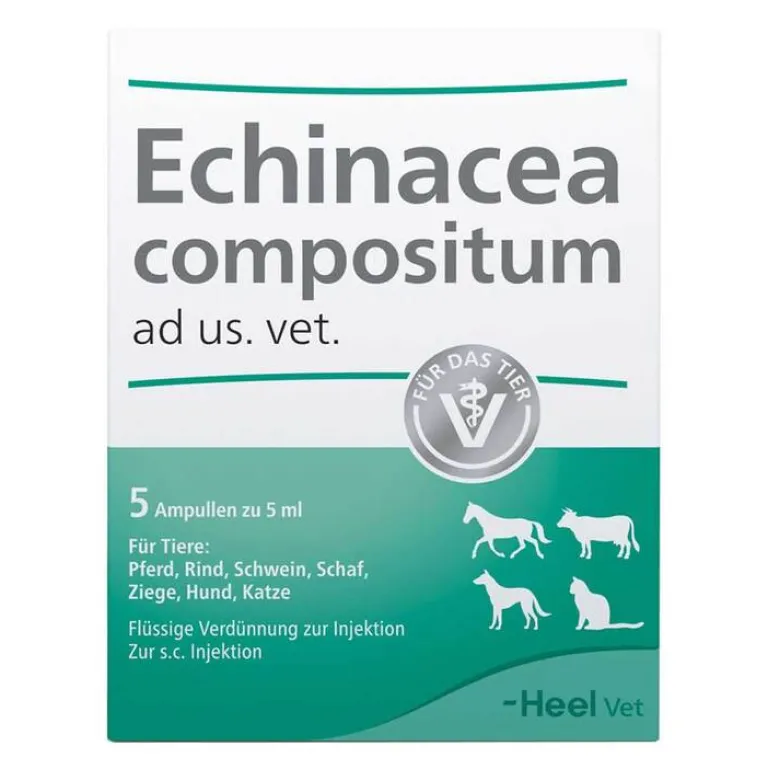 Echinacea Compositum Ampullen vet. (für Tiere), 5 St^Heel