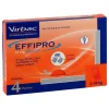 Virbac Flöhe, Zecken & Co.-Effipro 67mg vet.Lösung z.Auftropf.kleine Hunde Pipette, 4 St