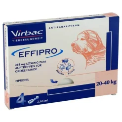 Effipro 268mg vet.Lösung z.Auftropf.größe Hunde Pipette, 4 St^Virbac Outlet