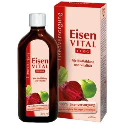 Eisen Vital Flüssig, 250 ml- Eisen Saft|Eisenversorgung