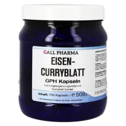 Hecht Pharma Vitamin C (Ascorbinsäure)-Eisen-Curryblatt GPH Kapseln, 750 St