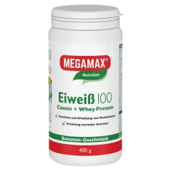 Megamax Eiweiss 100 Banane P, 400 g- Eiweißpulver