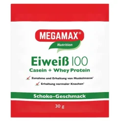 Megamax Eiweiss 100 Schoko Pulver, 30 g- Eiweißpulver