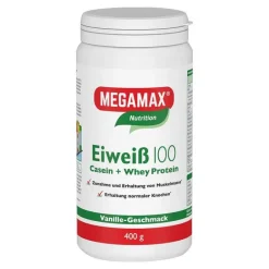 Megamax Eiweißpulver-Eiweiss 100 Vanille , 400 g