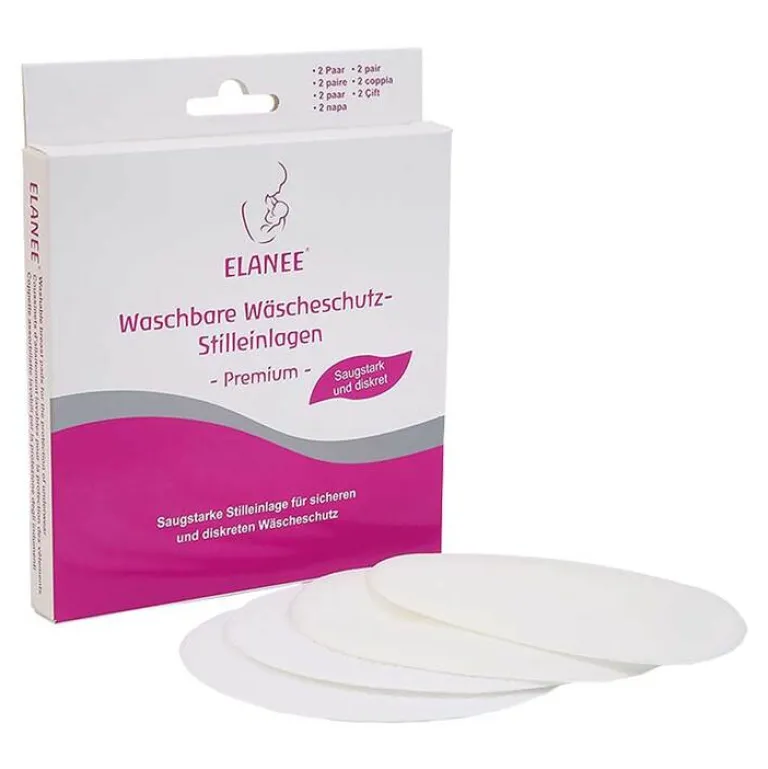 Elanee Stilleinlagen-Wäscheschutz-Stilleinlagen waschbar, 4 St
