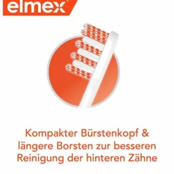 Elmex Zahnbürsten-Interdental Zahnbürste mittel Kurzkopf, 1 St
