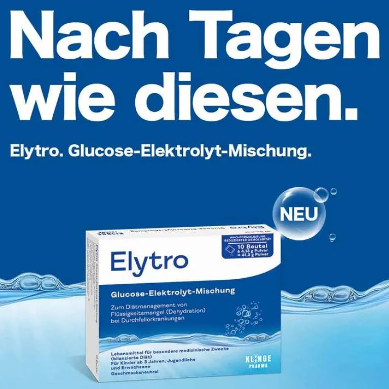 Elytro Elektrolyte|Drinks-Pulver zur Herstellung e.Lösung zum Einnehmen, 20 St