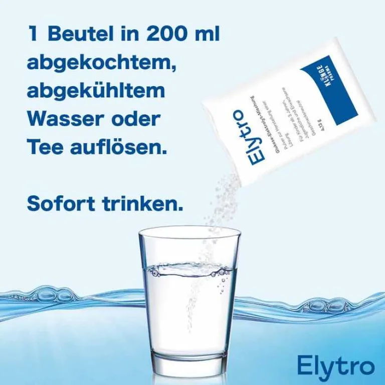 Elytro Elektrolyte|Drinks-Pulver zur Herstellung e.Lösung zum Einnehmen, 20 St