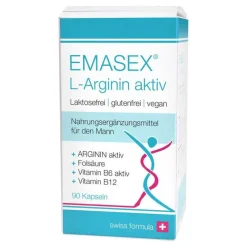 Emasex Sexualität|Aminosäuren-L-Arginin aktiv Kapseln, 90 St