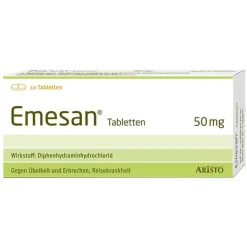Emesan Übelkeit & Erbrechen-® Tabletten, 10 St