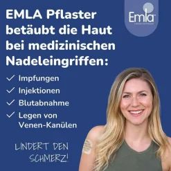 Emla Pflaster, 2X1 St- Lidocain