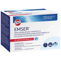 Emser ® Inhalationslösung hyperton 4 %, 20X5 ml- Inhalate
