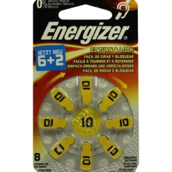 Energizer Hörgerätebatterie 10, 8 St- Batterien