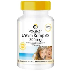 Warnke Enzyme|Enzyme-Enzym Komplex 200 mg Kapseln, 100 St