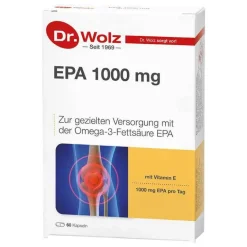 Dr. Wolz EPA 1000 mg Kapseln, 60 St- Omega 3 Kapseln