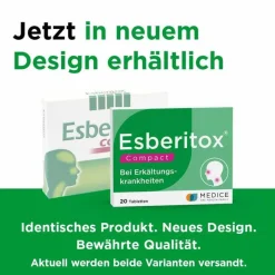 Esberitox ® Compact Bei Erkältungskrankheiten, 20 St- Grippemittel|Abwehrsteigerung