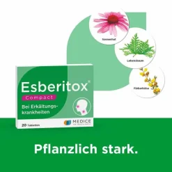 Esberitox ® Compact Bei Erkältungskrankheiten, 20 St- Grippemittel|Abwehrsteigerung