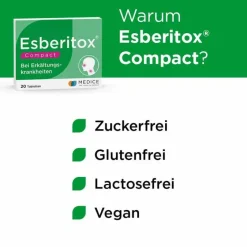 Esberitox ® Compact Bei Erkältungskrankheiten, 20 St- Grippemittel|Abwehrsteigerung