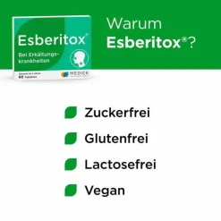 ® Tabletten bei Erkältungskrankheiten, 60 St^Esberitox Hot