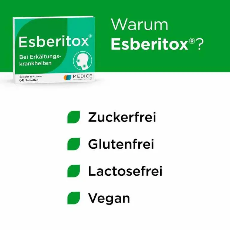 ® Tabletten bei Erkältungskrankheiten, 60 St^Esberitox Hot