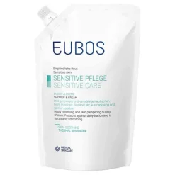 Eubos Duschen & Waschen-Sensitive Dusch & Creme Nachfüllbeutel, 400 ml