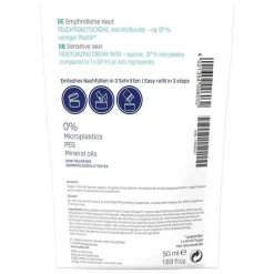 Eubos Sensitive Feuchtigkeitscreme Nachfüllbeutel, 50 ml- Trockene Haut|Tagespflege