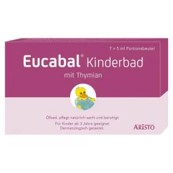 Eucabal Waschlotionen & Bäder-Kinderbad mit Thymian, 7X5 ml