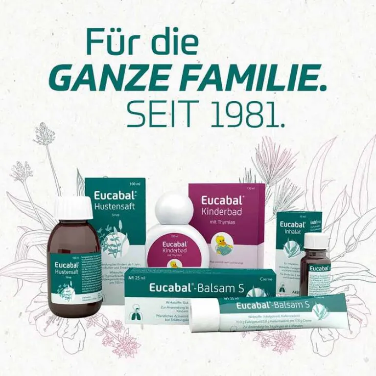 Eucabal Waschlotionen & Bäder-Kinderbad mit Thymian, 7X5 ml