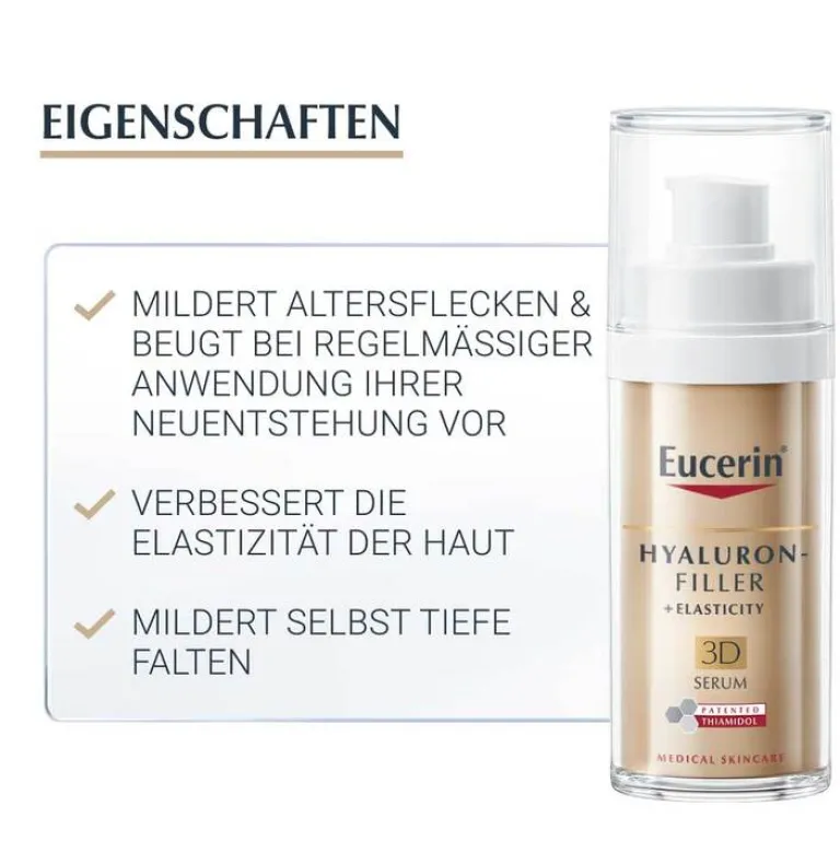 Eucerin Serum & Kur|Anti-Aging-Anti-Age Hyaluron-Filler + Elasticity 3D Serum, 30 ml