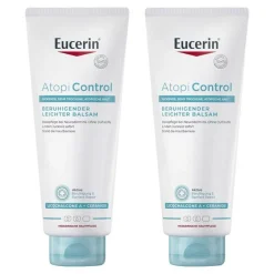 Eucerin Atopicontrol Balsam - Neurodermitis, 2x400 ml- Trockene & Sensible Haut|Neurodermitis Basispflege