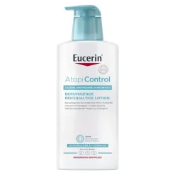 Eucerin AtopiControl Lotion, 400 ml- Trockene & Sensible Haut|Neurodermitis Basispflege